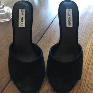 Worn only once Steve Madden slip on heels